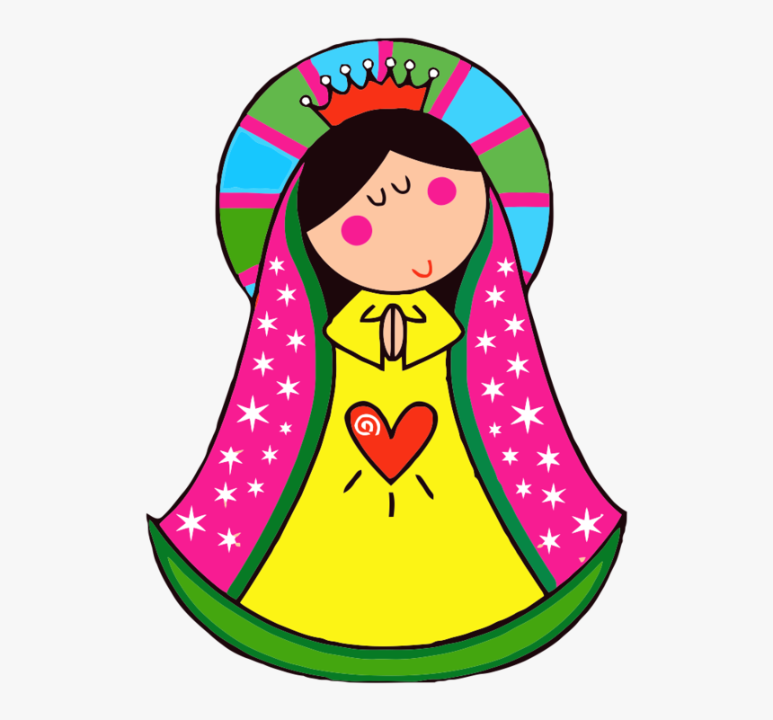 Pin By Teresa Monzon Diaz On Primera Comunion - Primera Comunion Virgen De Guadalupe, HD Png Download