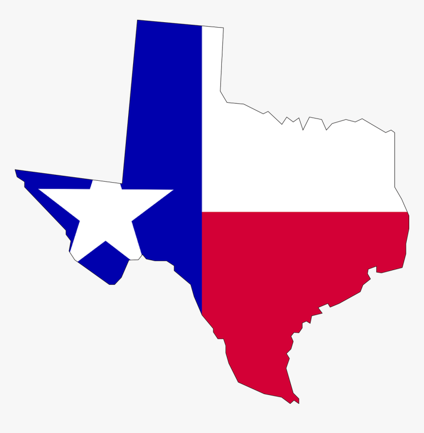 Texas Map Clip Art, HD Png Download