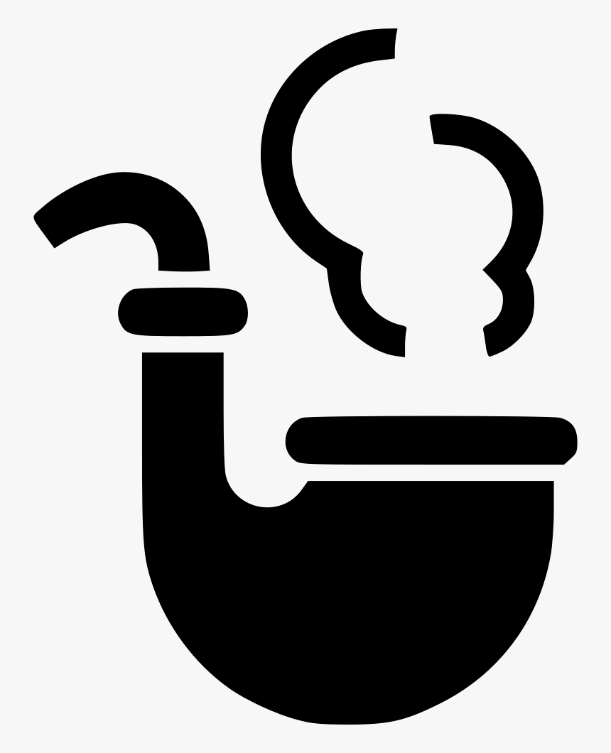 Pipe Smoke Smoking Hipster - Sign, HD Png Download