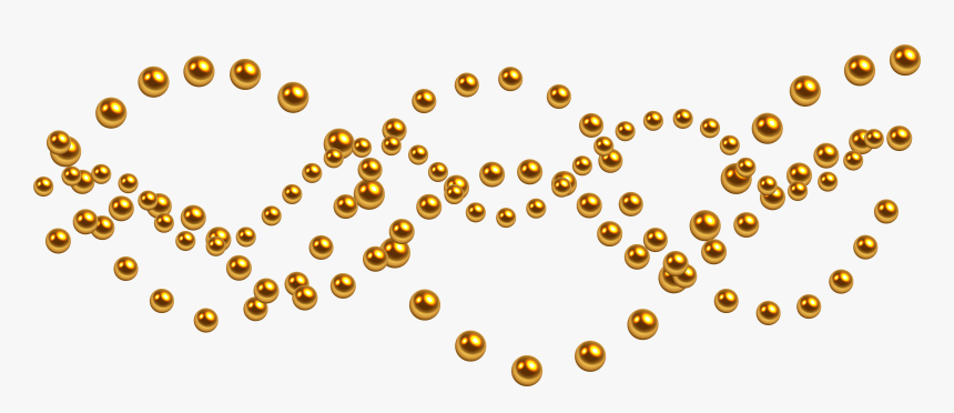 Transparent Background Gold Beads Png , Png Download, Png Download