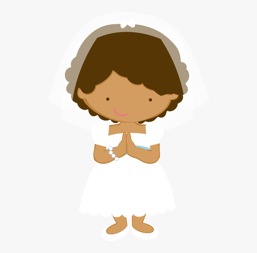 First Communion Girl To Print, HD Png Download