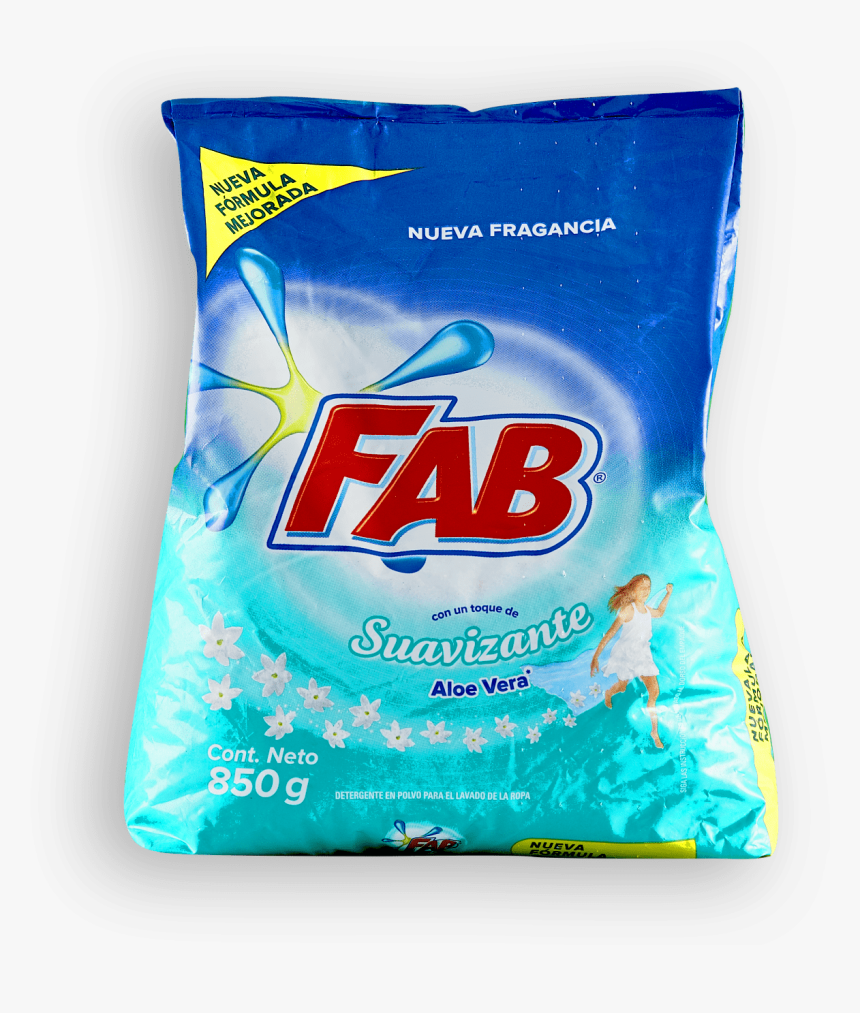 Detergente En Polvo Fab Con Un Toque De Suavizan - Snack, HD Png Download