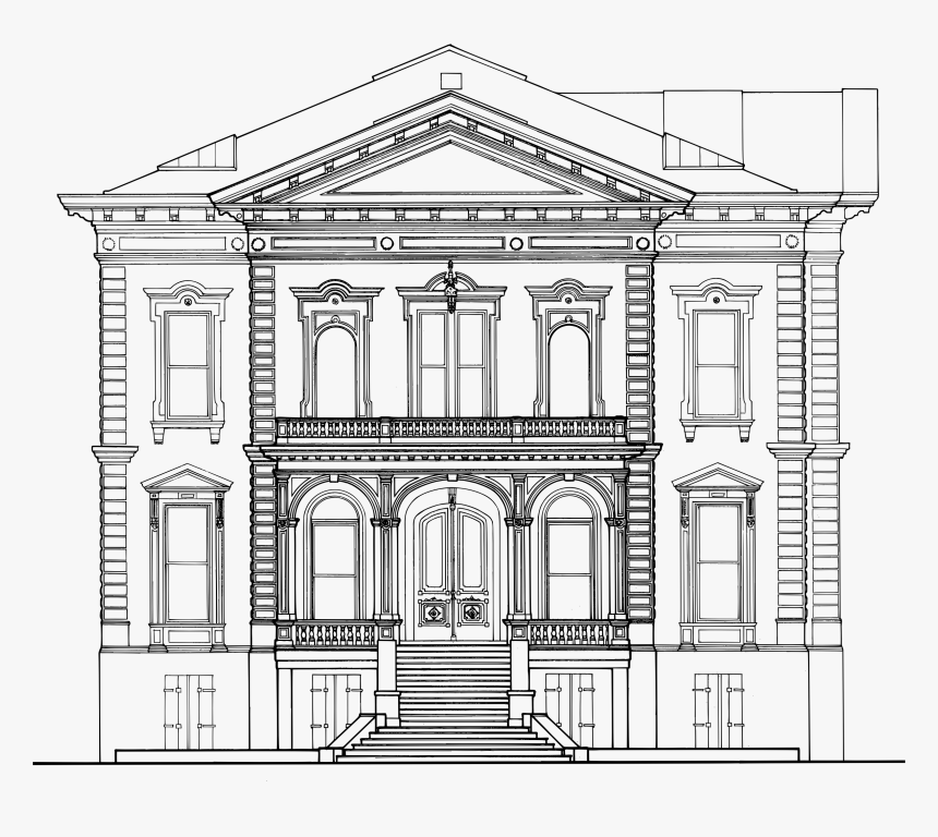 Transparent House Drawing Png - Portable Network Graphics, Png Download