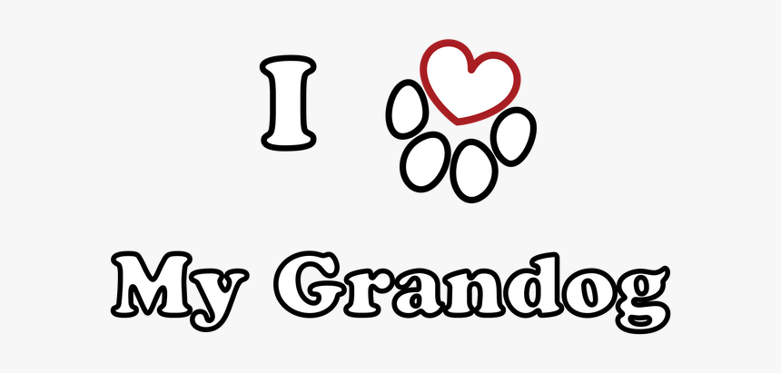 Heart Dog Paw - Loveurns, HD Png Download