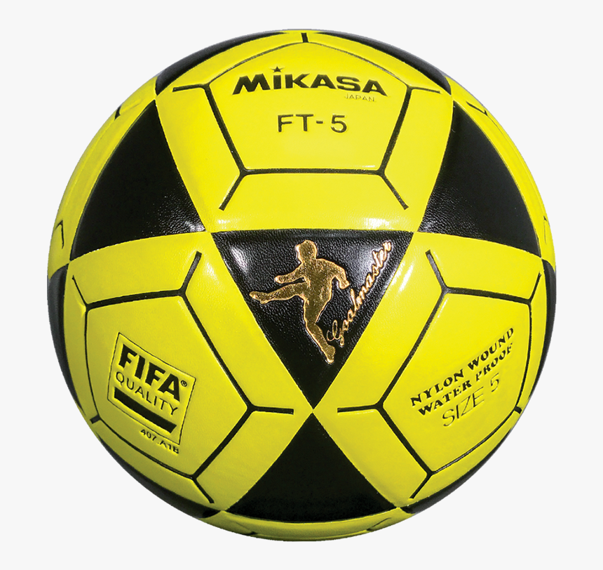 Mikasa Ft5 Goal Master Soccer Ball Size 5 Yellow/black - Mikasa Soccer Ball, HD Png Download