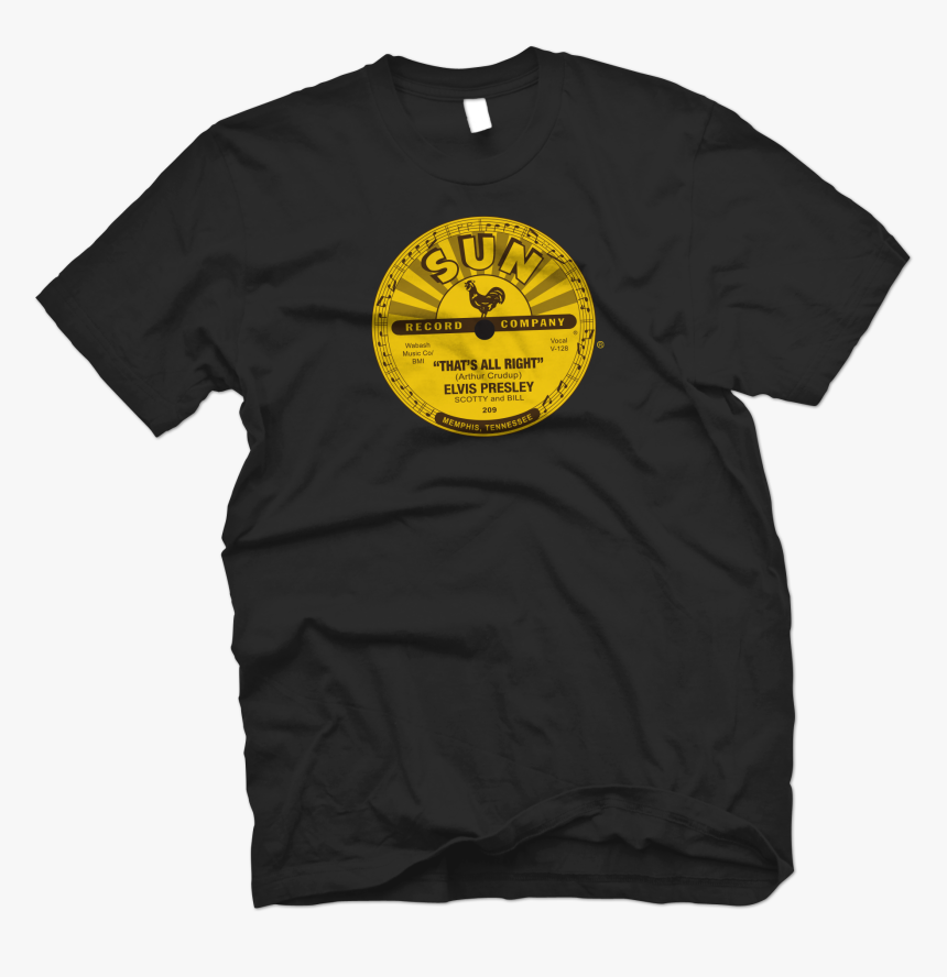 Elvis Presley Sun Records Officially Licensed That - Charlie Feathers T Shirt, HD Png Download