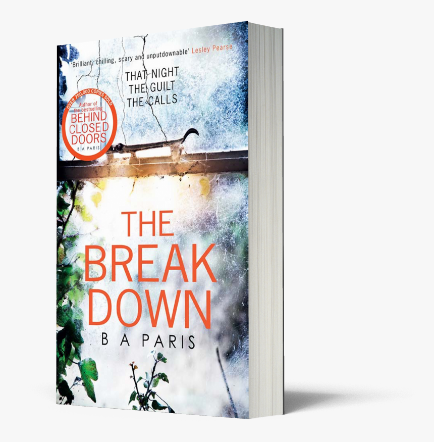 Transparent Closed Book Png - Ba Paris The Breakdown, Png Download