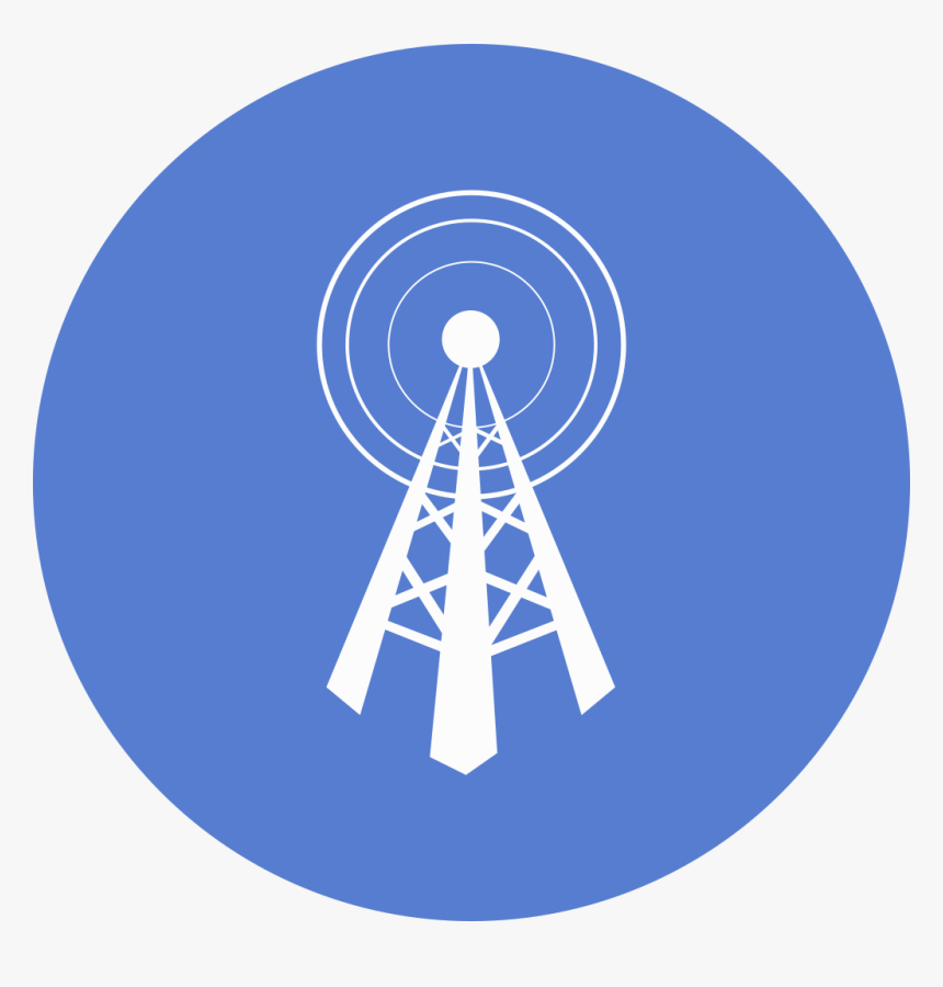 Election News Broadcast Icon - Blue Broadcast Icon Png, Transparent Png