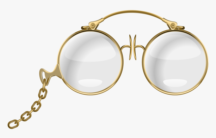 Banner Free Stock Free Clipart Of Eyeglasses - Gold Glasses Clipart Png, Transparent Png