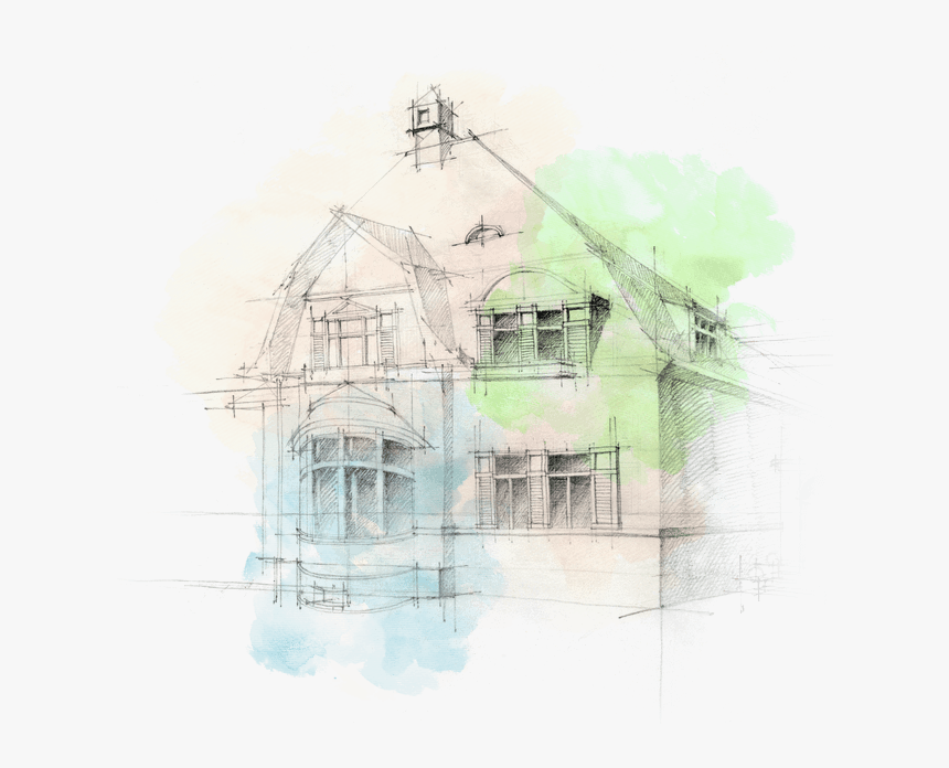 Dibujos De Casas En Papel, HD Png Download