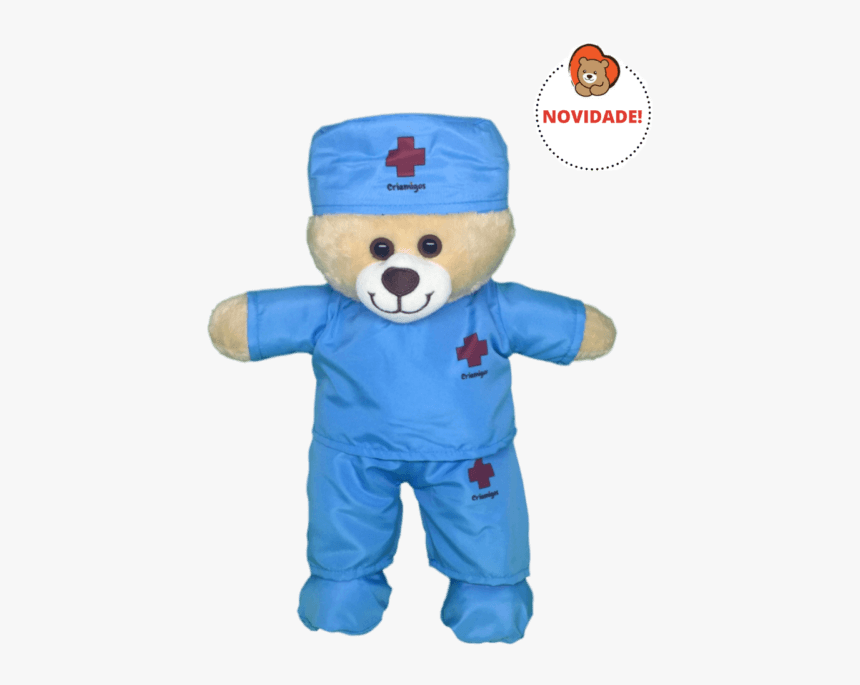 Ursinho Vestido De Medico, HD Png Download