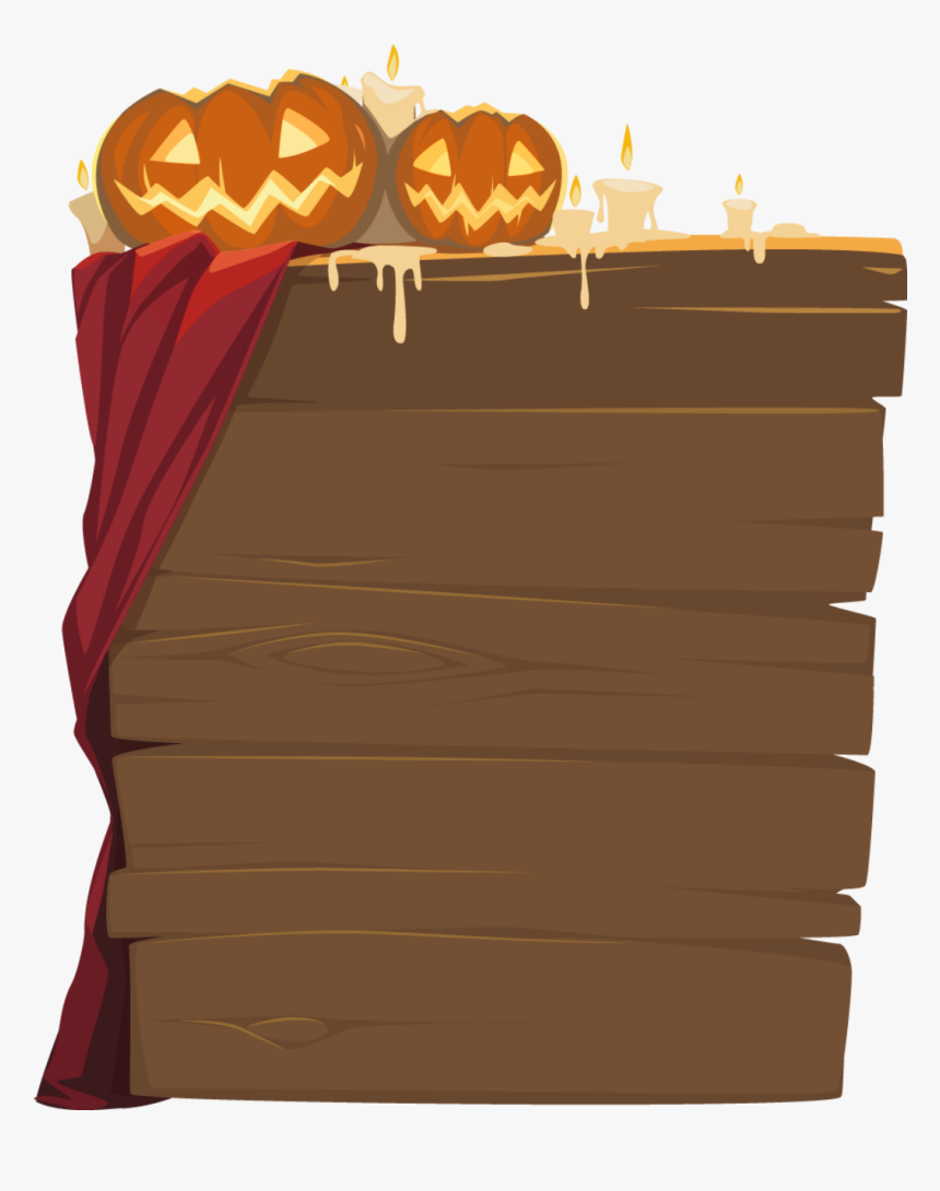 Halloween Wooden Sign Png , Png Download, Transparent Png