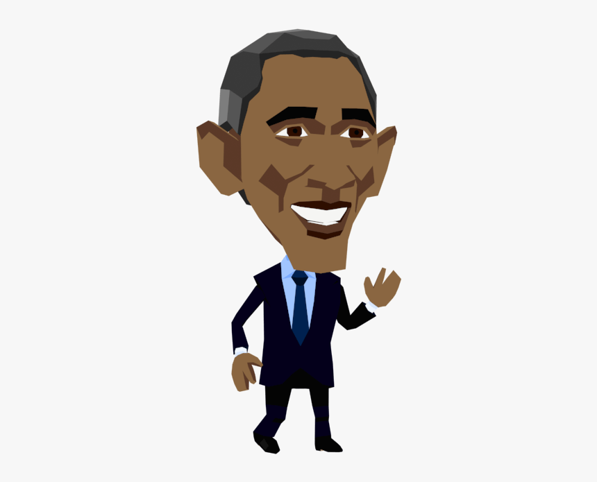 Barack Obama Caricature, HD Png Download