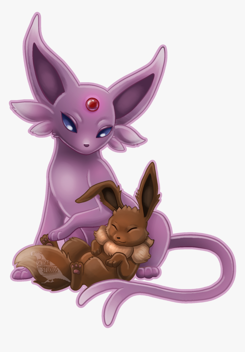 Eevee & Espeon, HD Png Download