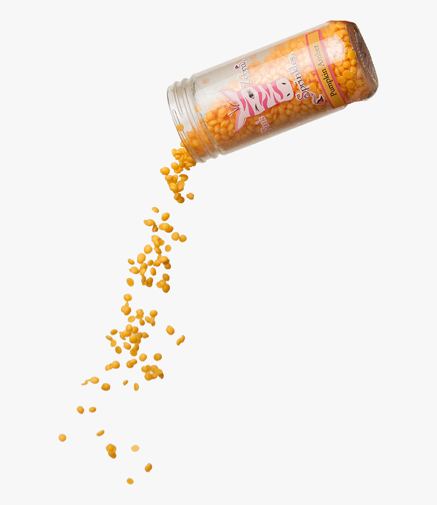 Pink Zebra Pouring Sprinkles , Png Download, Transparent Png