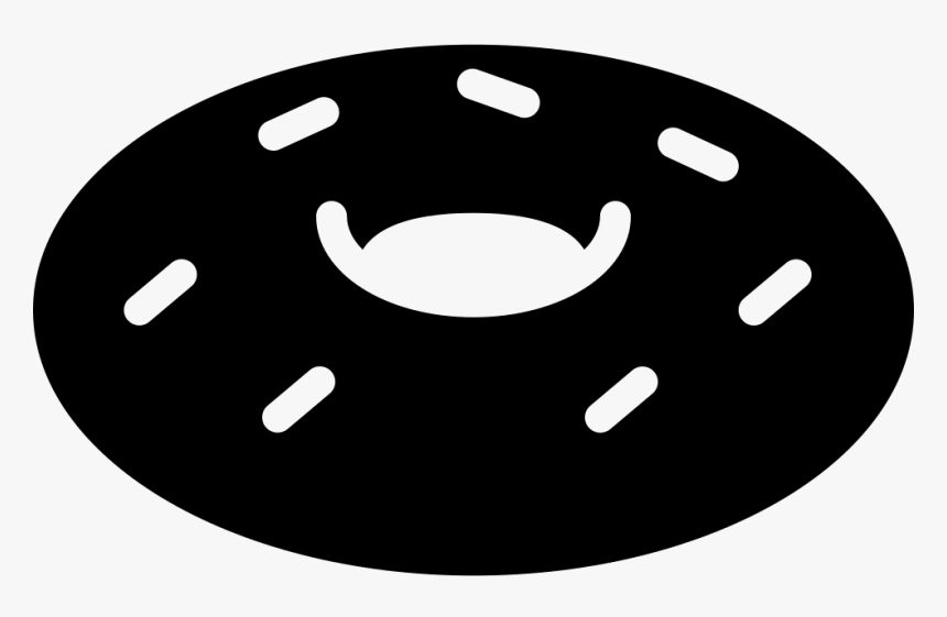 Chocolate Donut With Sprinkles, HD Png Download