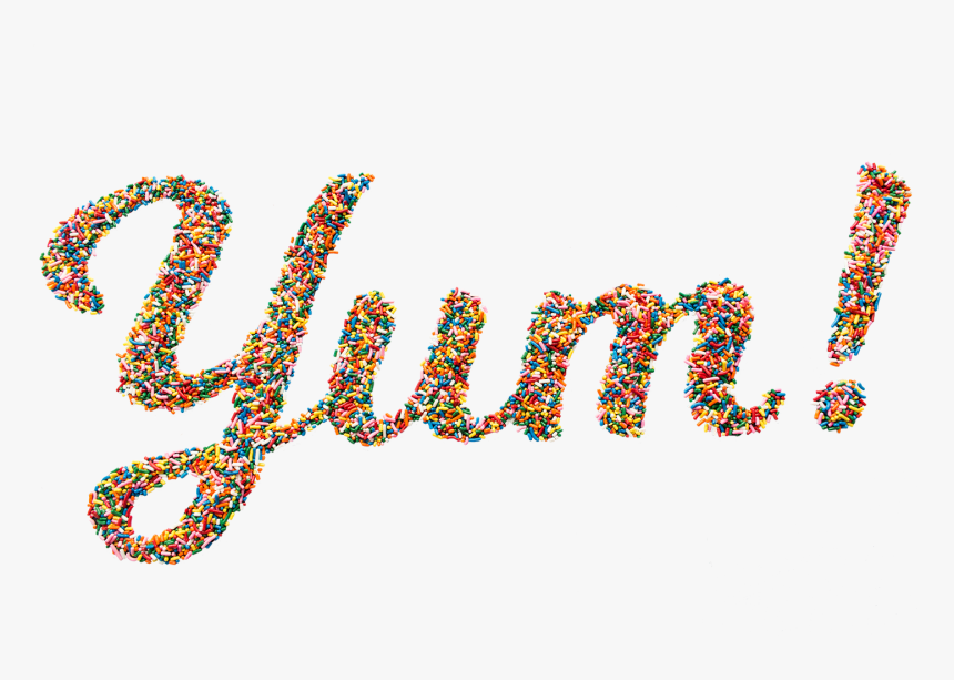 This Was Made By Laying Out Sprinkles, Taking A High-resolution, HD Png Download