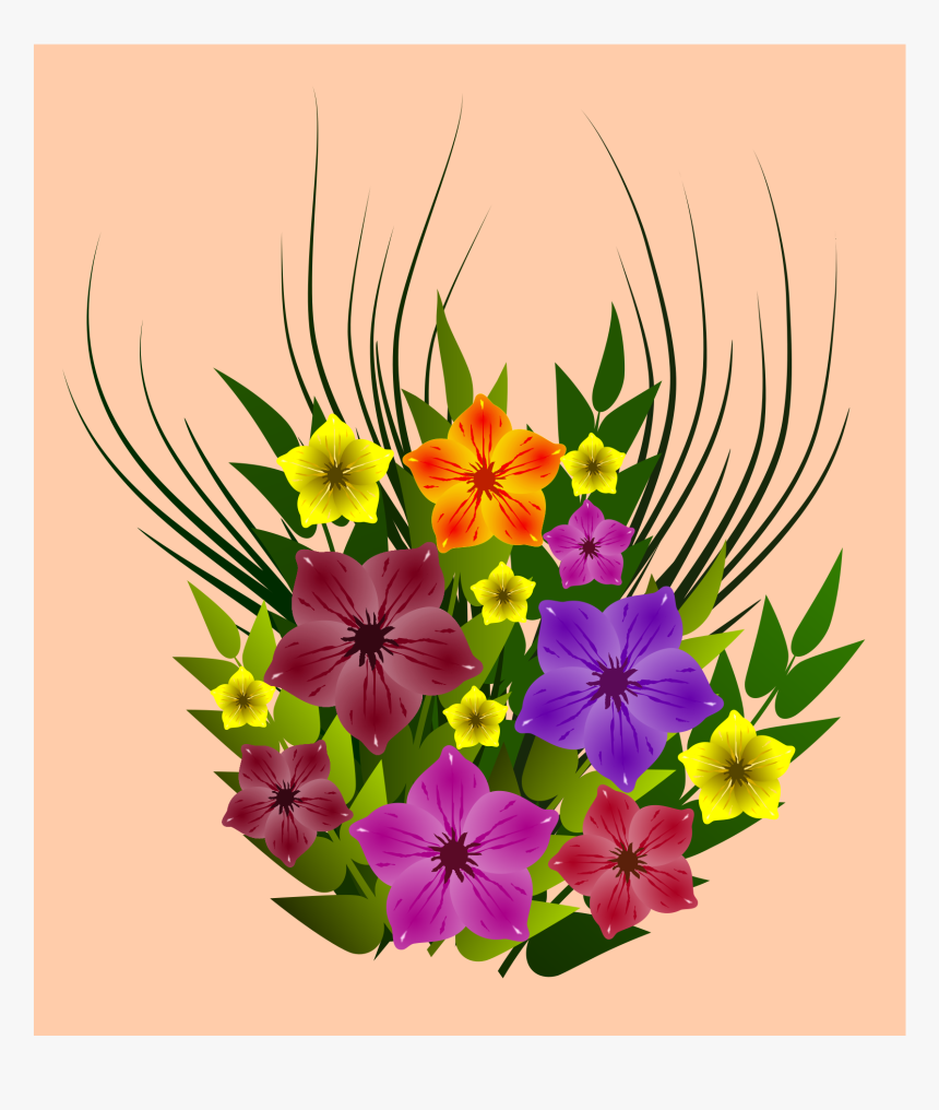 Simple Flowers Clip Arts, HD Png Download
