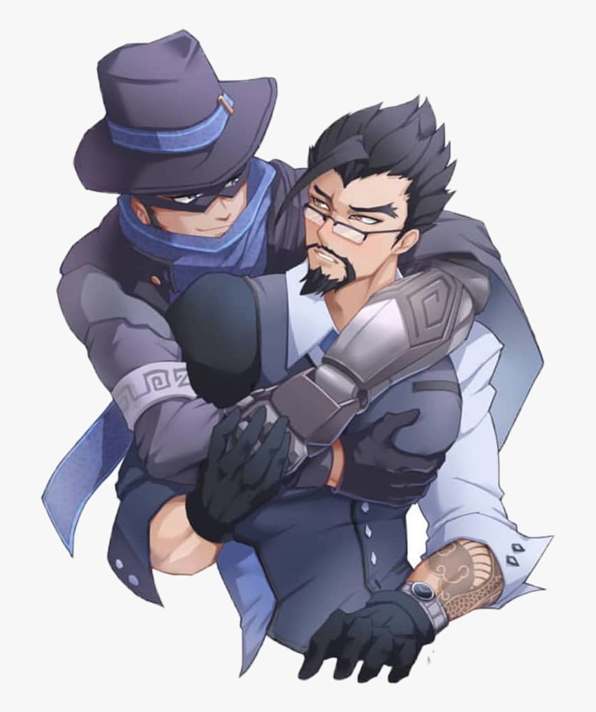 #mchanzo #mccree #hanzo #ship #overwatch, HD Png Download