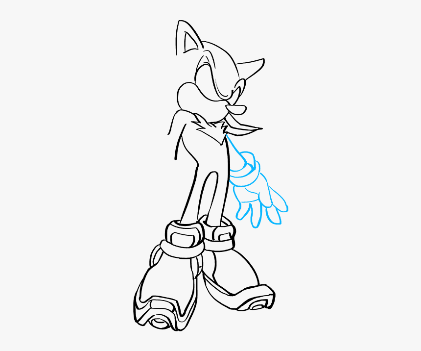 How To Draw Shadow The Hedgehog, HD Png Download