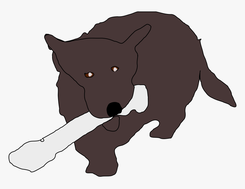 Dog With Bone Clip Arts, HD Png Download