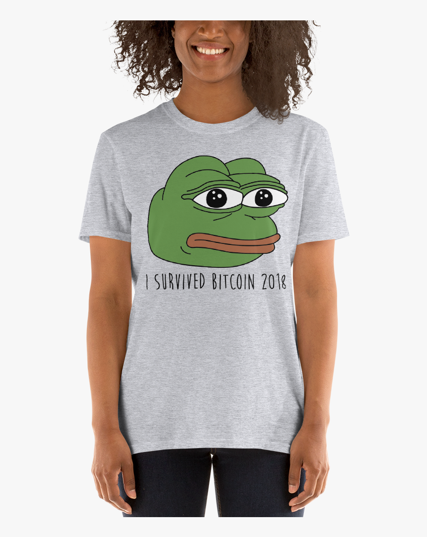Feelsbadman Bitcoin 2018 Bear Market Short Sleeve Unisex, HD Png Download