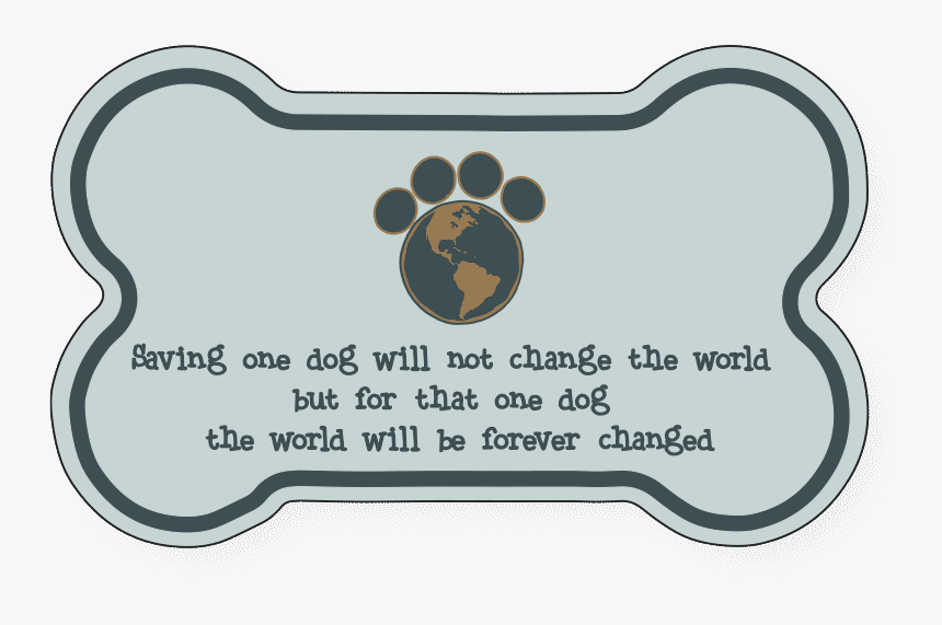 Saving One Dog Bone Magnet, HD Png Download