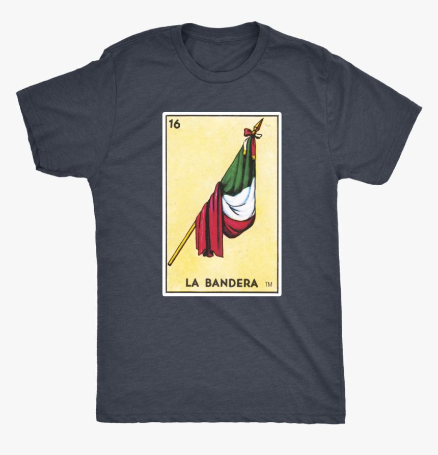 La Bandera Mexican Flag Card Mens T-shirt, HD Png Download