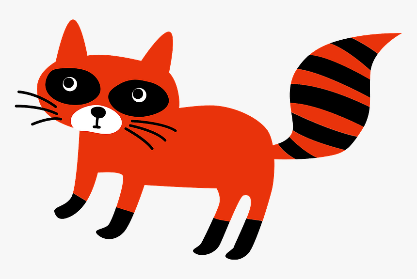 Raccoon Dog Animal Clipart, HD Png Download
