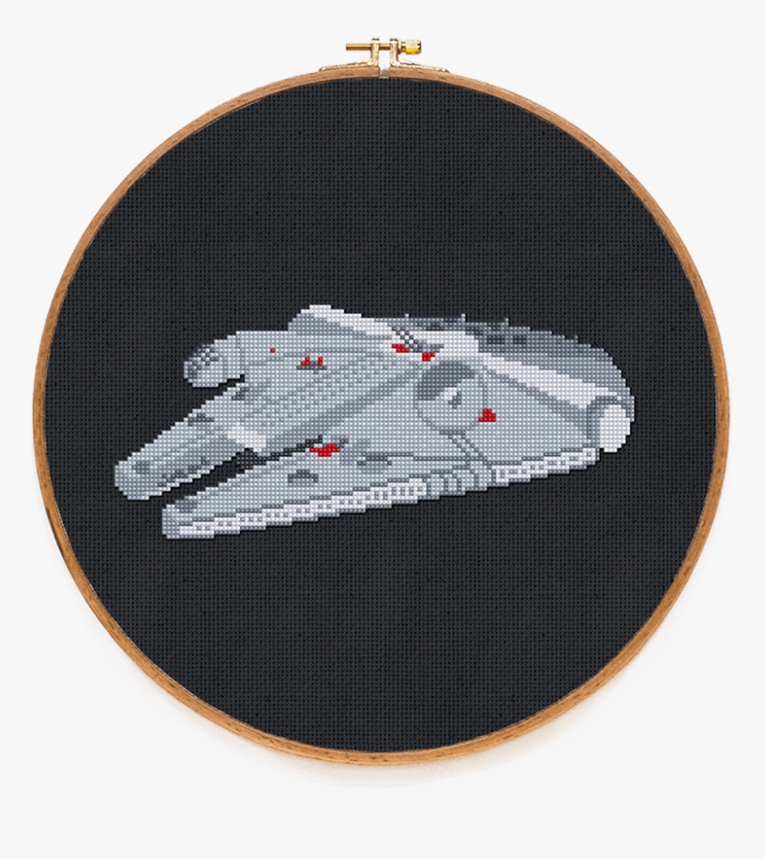 Millennium Falcon Cross Stitch , Png Download, Transparent Png