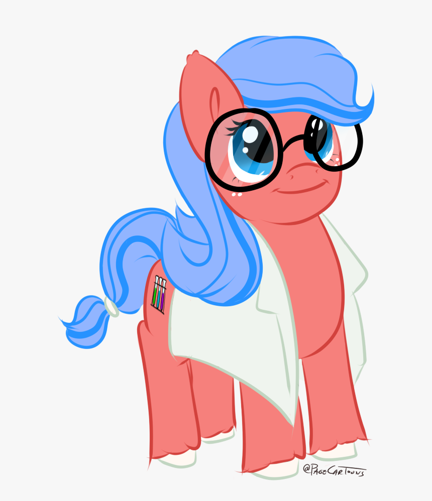 Pagecartoons, Clothes, Freckles, Glasses, Lab Coat,, HD Png Download