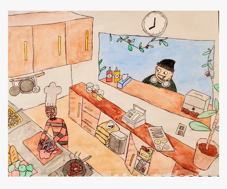 Freddy Krueger In A Food Truck, HD Png Download