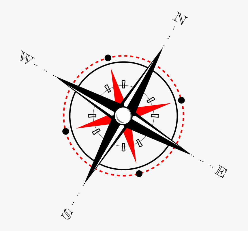 Compass Rose Png, Transparent Png