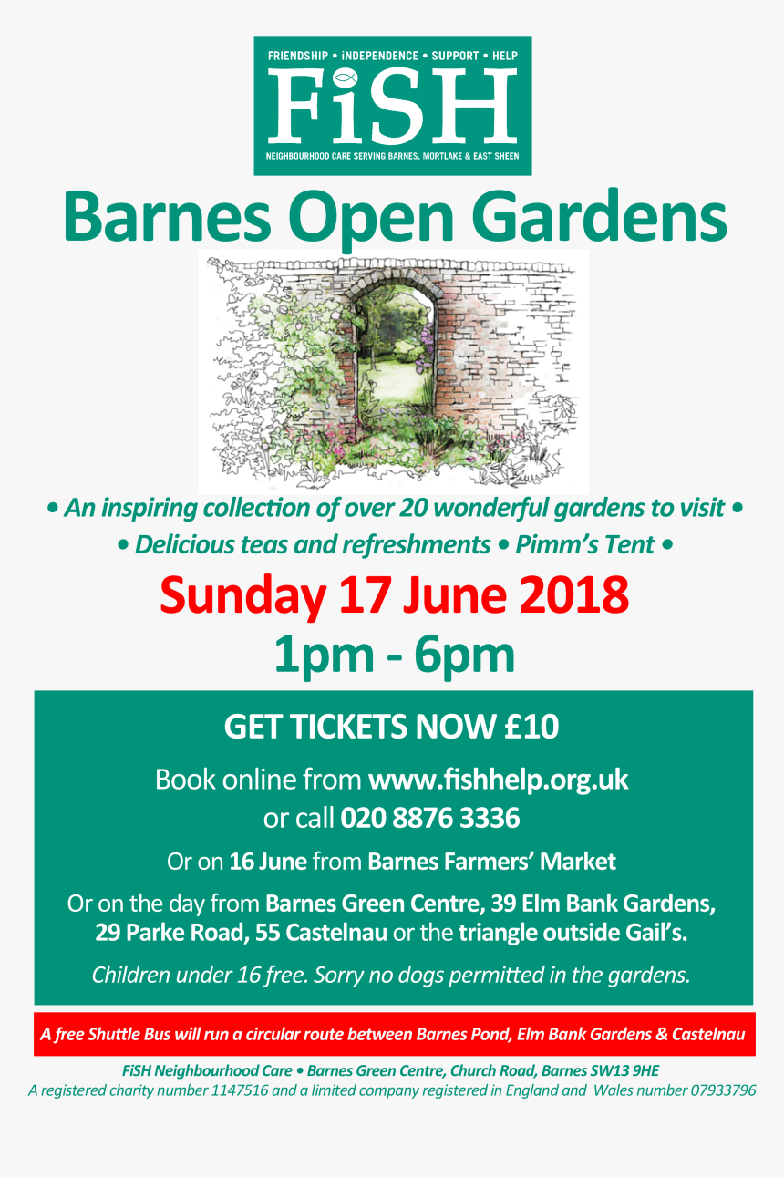 Barnes Open Gardens Buy Tickets Now , Png Download, Transparent Png