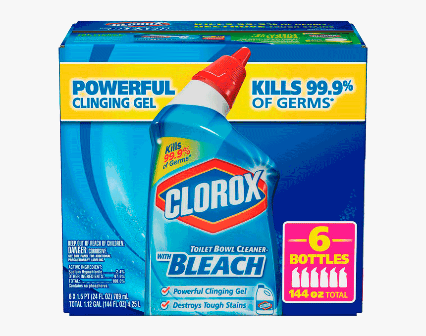 Clorox Toilet Bowl Cleaner With Bleach, HD Png Download