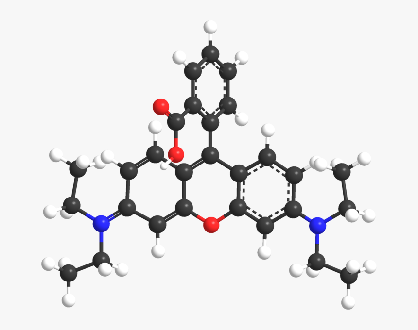 Rhodamine B 3d Model, HD Png Download