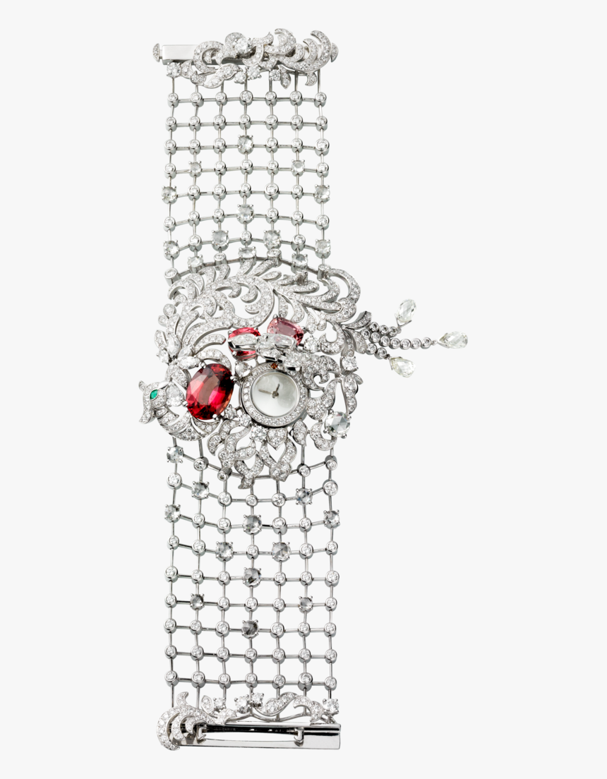 High Jewellery Watchsmall Model, 18k White Gold, Diamonds,, HD Png Download