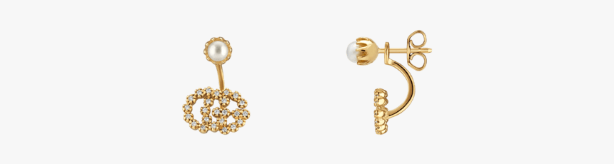 Gucci Single Gg Running Earring, HD Png Download