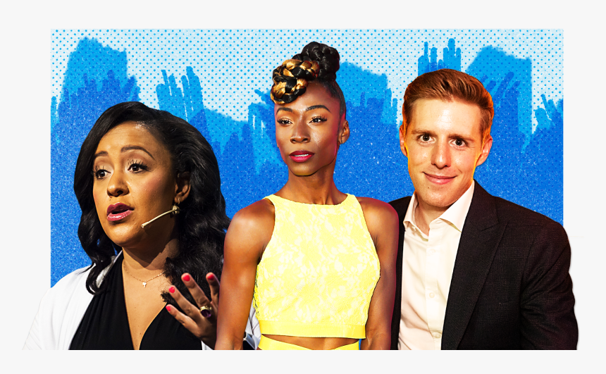 Julia Collins Angelica Ross And Mark Groden, HD Png Download