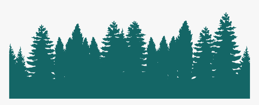 Green Forest Silhouette Png , Png Download, Transparent Png
