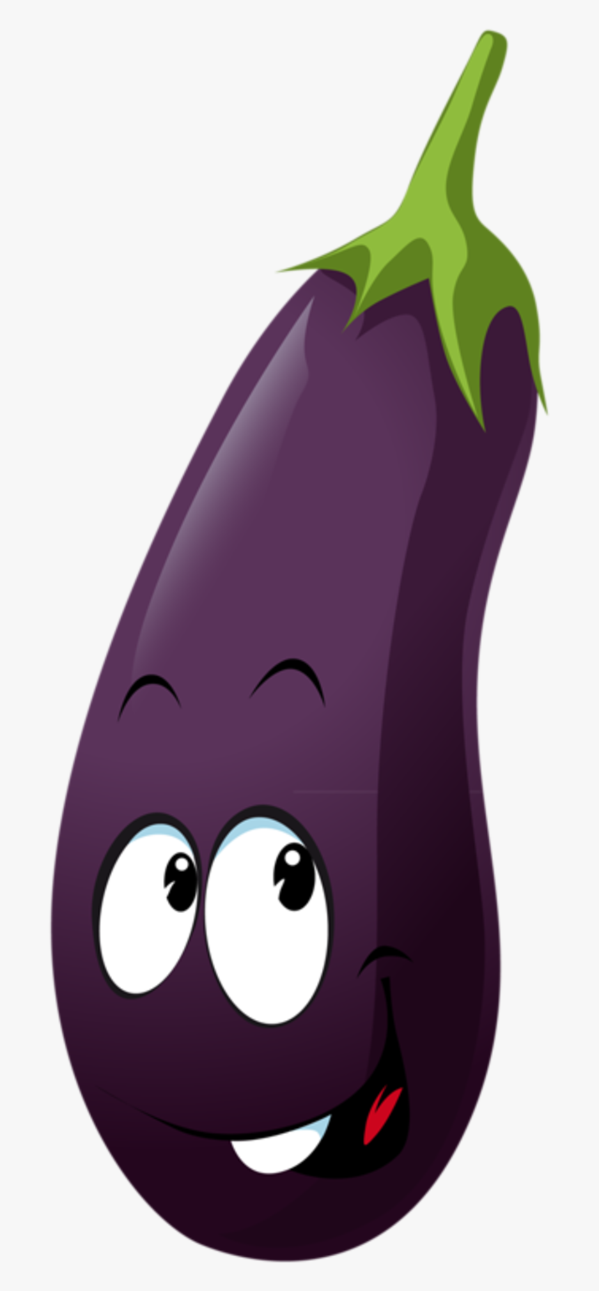 Eggplant Clipart Individual Fruit Vegetable, HD Png Download