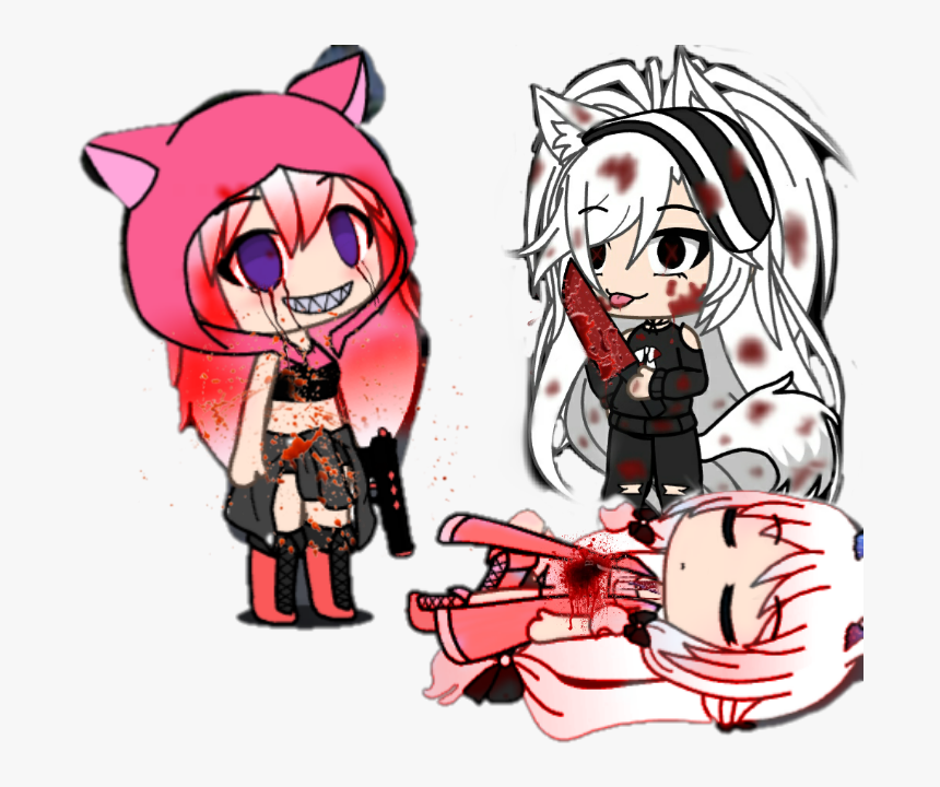 #killer # Two Killer # Bloody Woman # Blood #bloody, HD Png Download