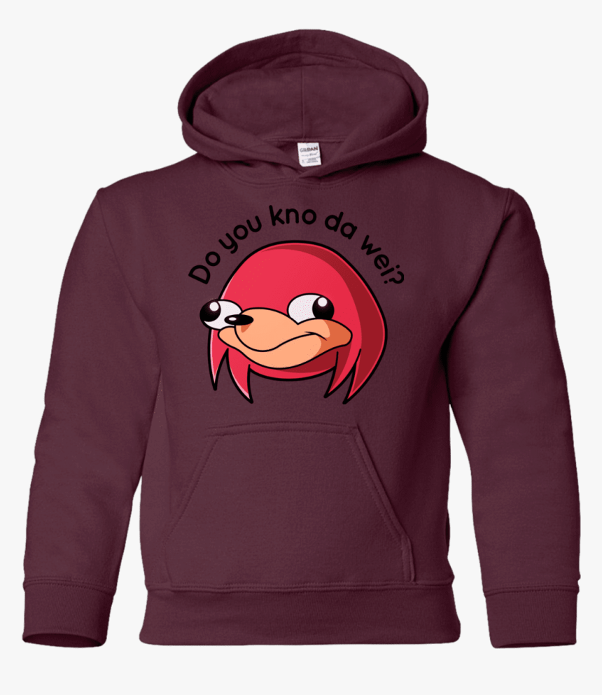 Ugandan Knuckles Youth Hoodie, HD Png Download