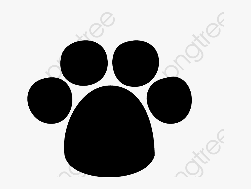 Puppy Footprints, Puppy Clipart, Black, Footprint Png, Transparent Png