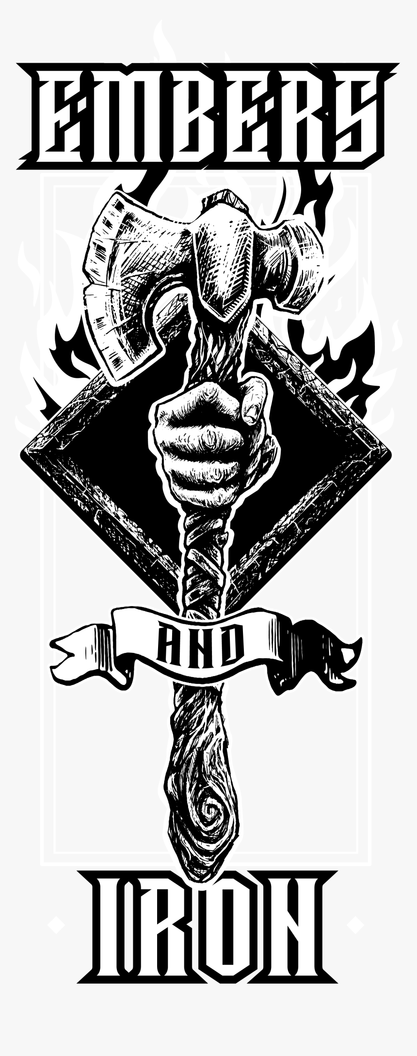 Image Of Embers And Iron T-shirt, HD Png Download