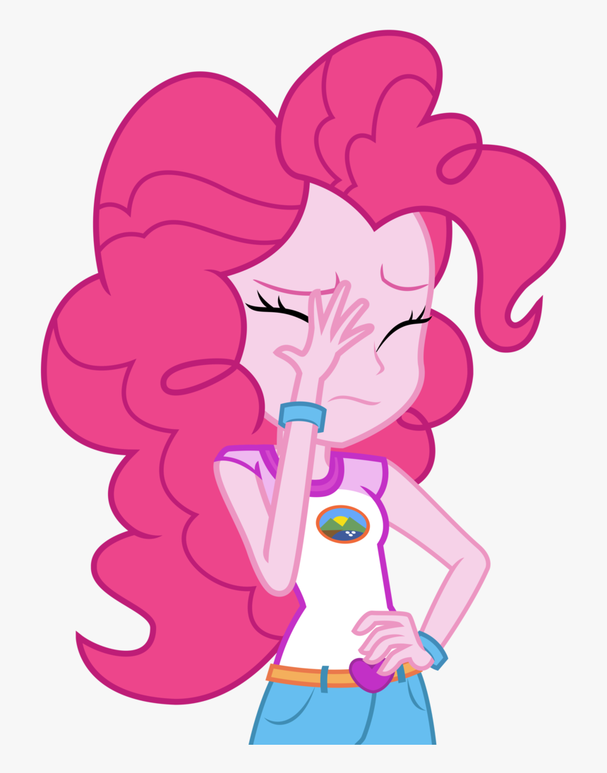 Sketchmcreations, Equestria Girls, Eyes Closed, Facepalm,, HD Png Download