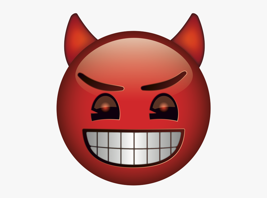 Devil Emoji Png, Transparent Png