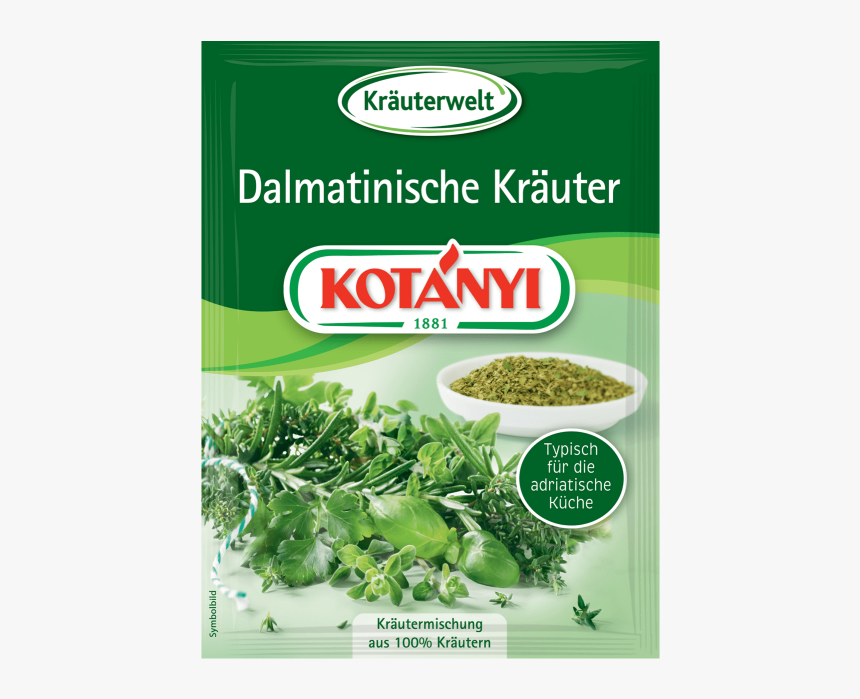 Kotányi Dalmatinische Kräuter Im Brief, HD Png Download