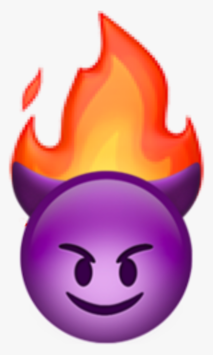 Devil Emoji Png, Transparent Png