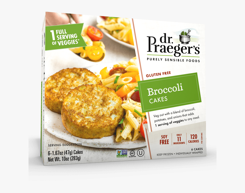 Praeger S Broccoli Cakes Package, HD Png Download